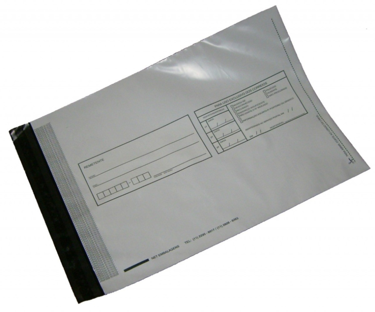 Envelope de Plástico de Correio Tipo Canguru na Casa Verde - Envelope Plástico Correio
