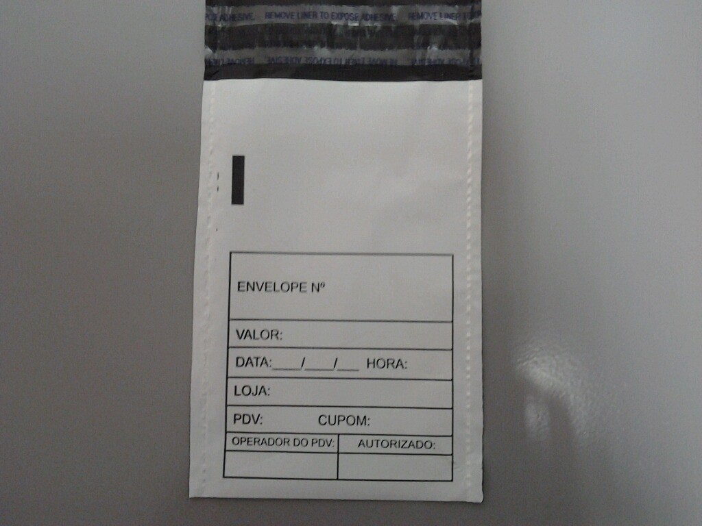 Envelope Sangria de Caixa na República - Envelopes de Sangria
