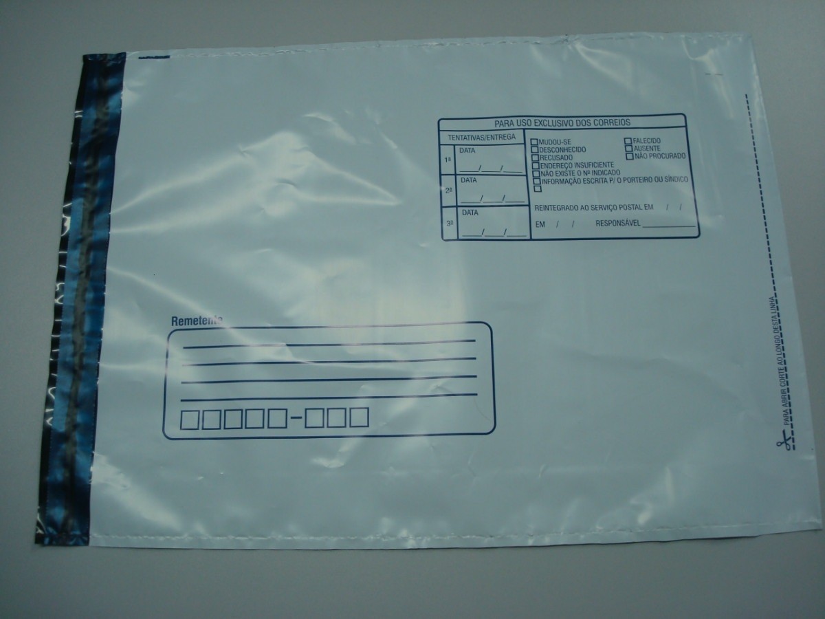 Preço Envelope Plástico Correio em Itanhaém - Envelope Plástico Correio