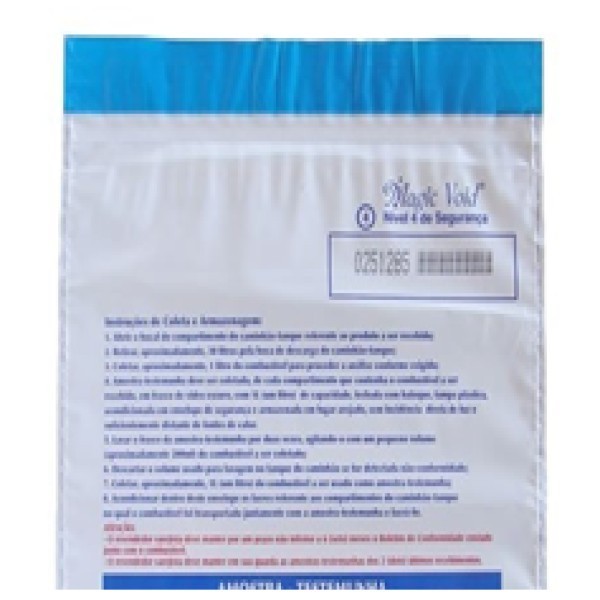 Envelope plástico com adesivo